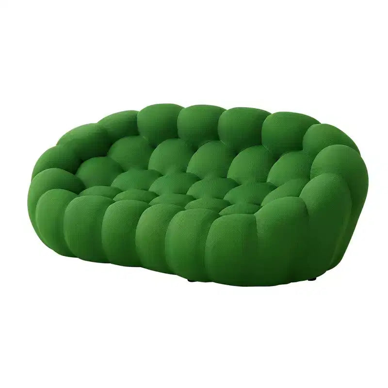 Modernes 2-Sitzer Bubble Sofa, gepolstert, 3D-Textil-Netzstoff für das Wohnzimmer