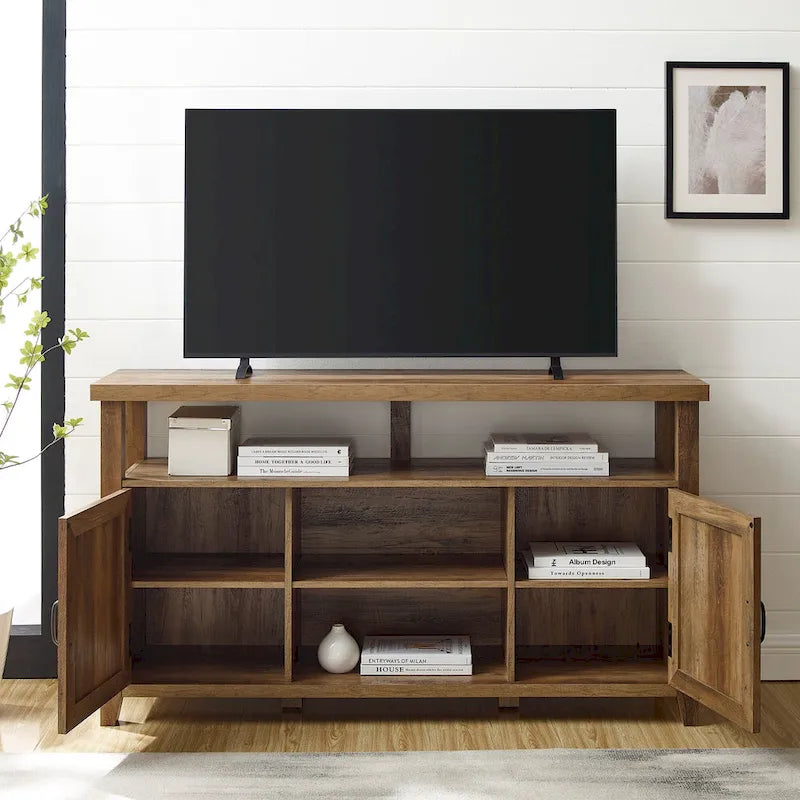 Middlebrook 58-Zoll-TV-Highboy mit gerillten Türen