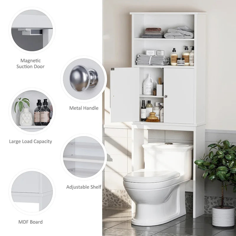 Futzca Toiletten-Überbauschrank mit Tür