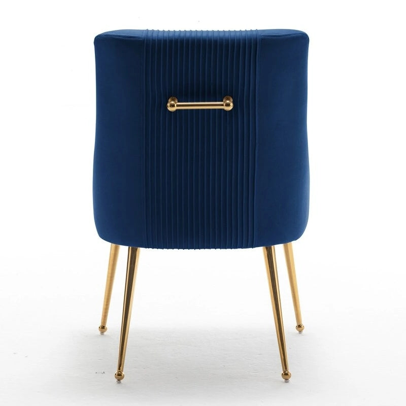 SEYNAR Moderner Glamour Samt-Esszimmerstuhl 8er-Set für das Esszimmer, getufteter Schminkstuhl für das Wohnzimmer (ohne Tisch)