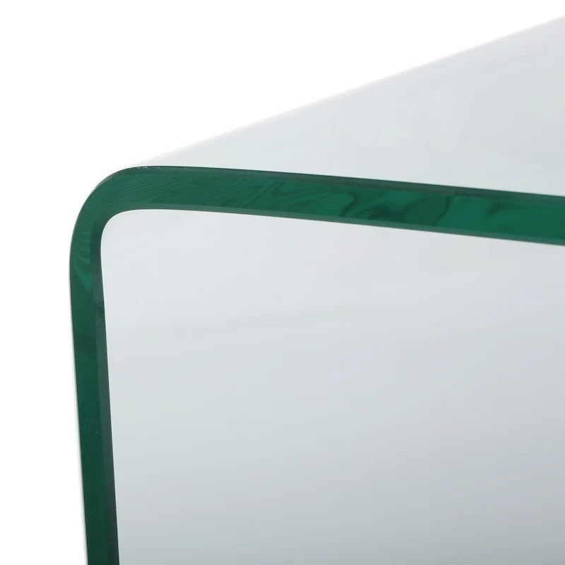 Ramona Schreibtisch aus gehärtetem Glas von Christopher Knight Home