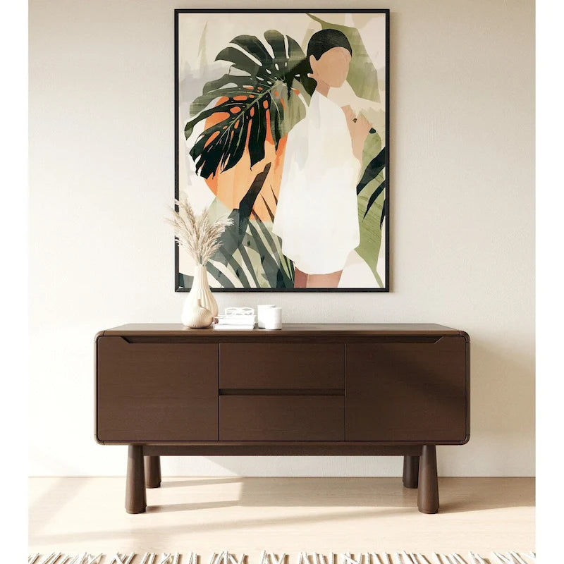 Modrest Rhea Modernes Sideboard aus dunkler Akazie