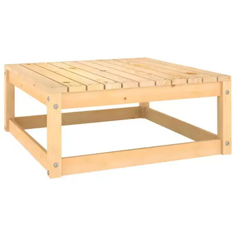 vidaXL 10-teiliges Gartenmöbelset, Outdoor-Ecksofa aus massivem Kiefernholz