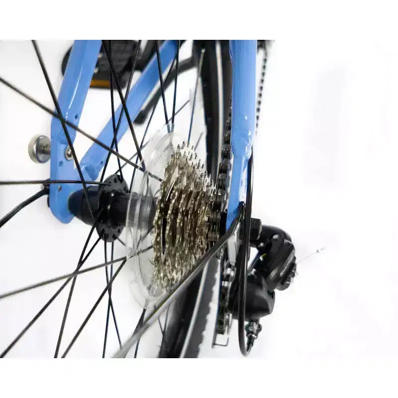 ZiZZO Via 7-Gang Aluminium 20 Zoll Faltrad – Himmelblau