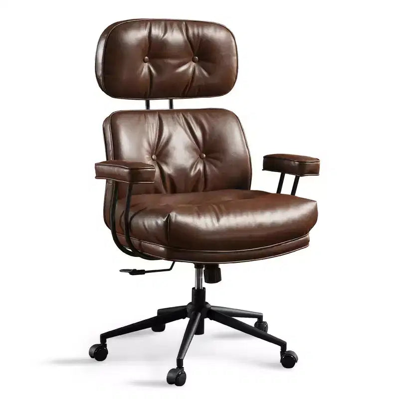 HOMLUX ergonomischer Chefsessel mit hoher Rückenlehne und Neigefunktion, komfortabler Lenden- und Nackenstütze