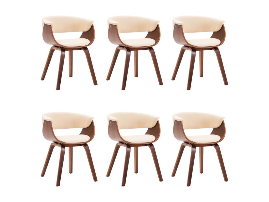 Esszimmerstühle Set - Creme