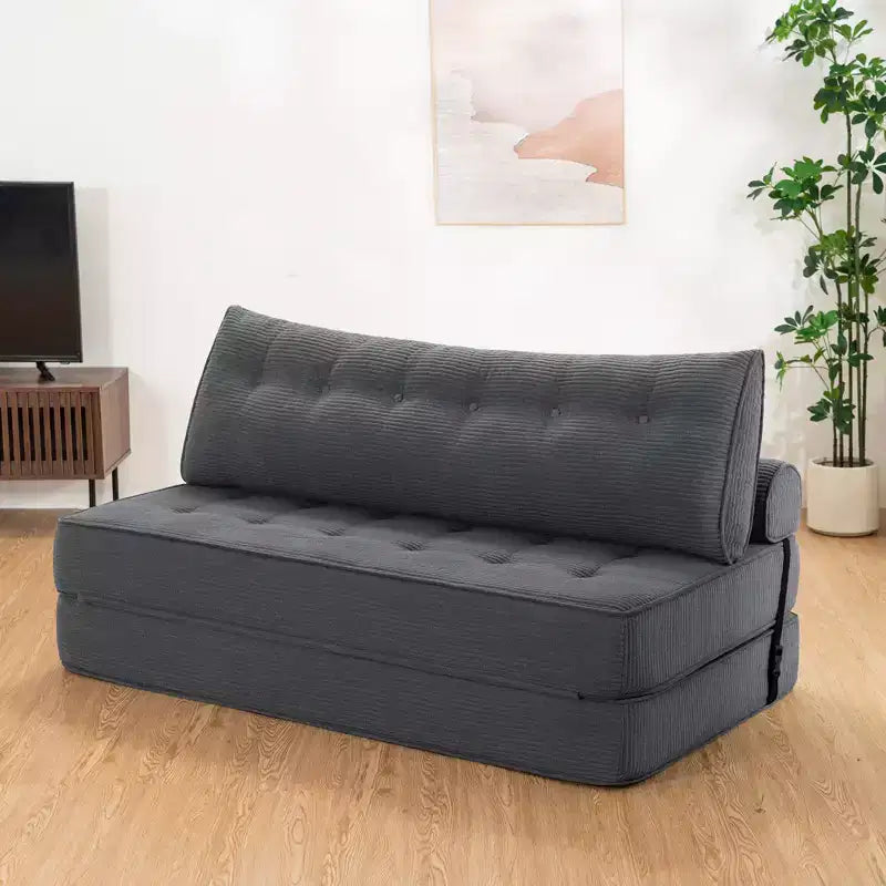 WARMOUNTS Klappbares Schlafsofa mit verstellbarer Rückenlehne, wandelbares Queen-Size-Schlafsofa für Wohnzimmer & Büro