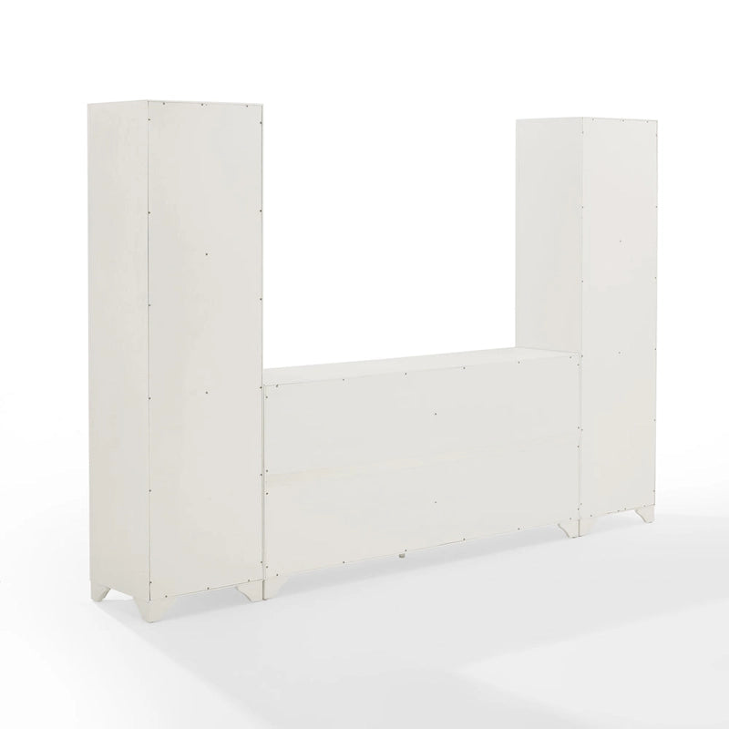 Crosley Tara 3-teiliges Sideboard- und Bücherregal-Set - 15x97x67.63