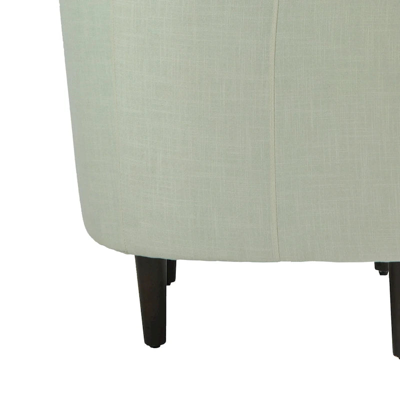 Moderner Loungesessel in Fassform, gemütlicher Armlehnstuhl, Clubsessel