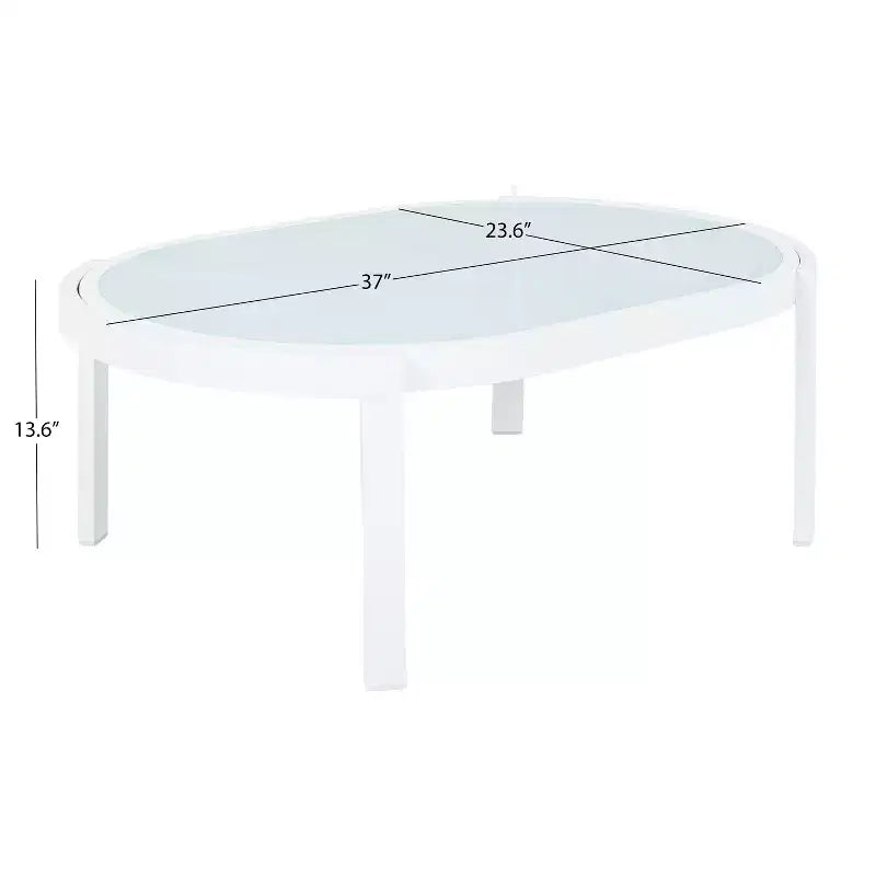 ModernLuxe 4/5-tlg. Outdoor-Sofaset, Terrassen-Sitzgruppe mit Couchtisch, wetterfesten Kissen & rostbeständigem Rahmen