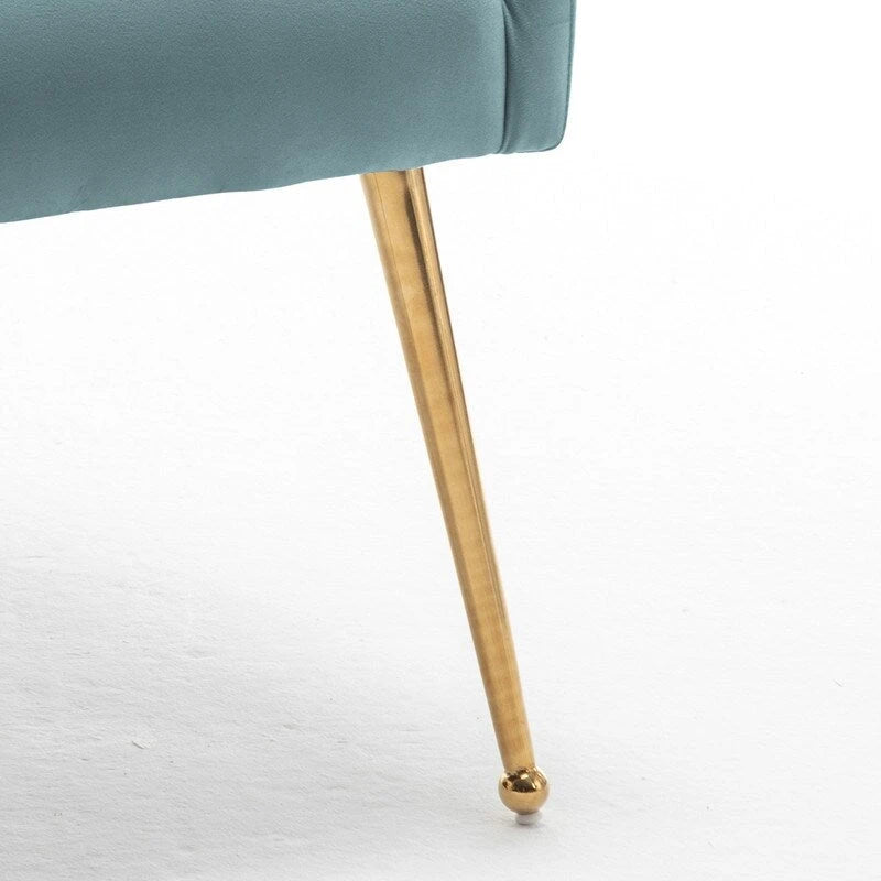 SEYNAR Moderner Glamour Samt-Esszimmerstuhl 8er-Set für das Esszimmer, getufteter Schminkstuhl für das Wohnzimmer (ohne Tisch)