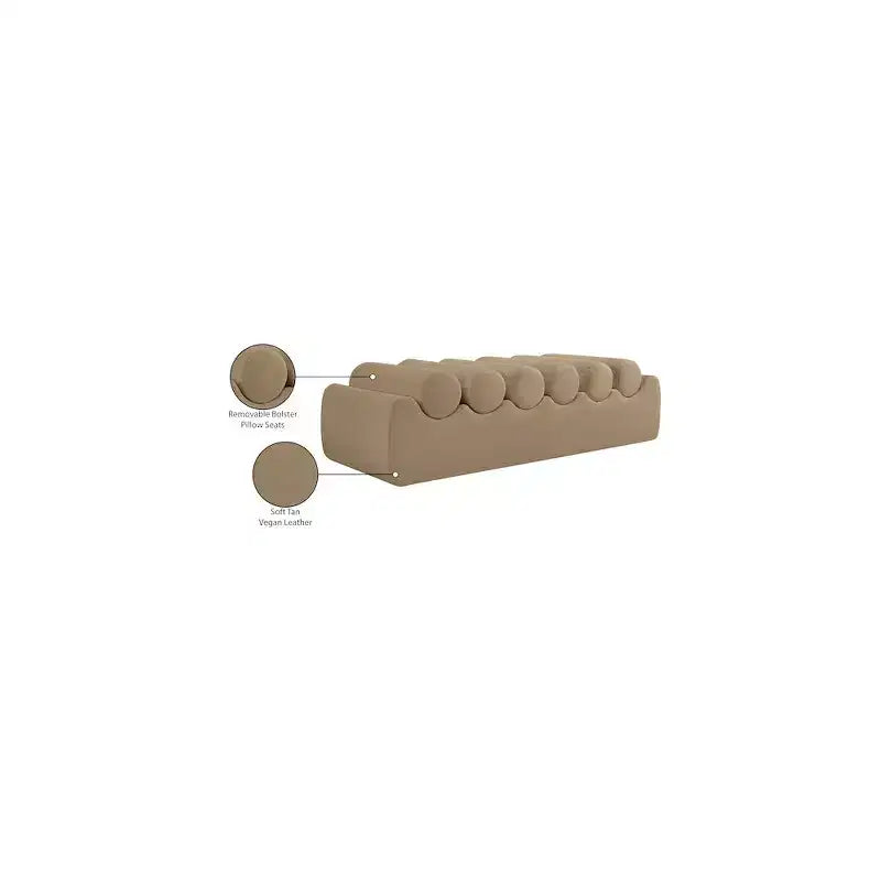 Meridian Furniture,Rumble Sitzbank aus veganem Leder