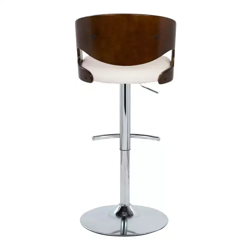 2er-Set Pino Barhocker im Mid-Century-Modern-Stil, höhenverstellbar und drehbar – Lumisource