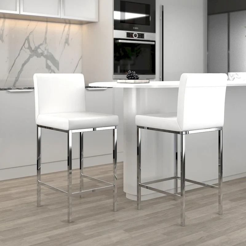 Set aus 2 modernen Tresenhockern - k. A.