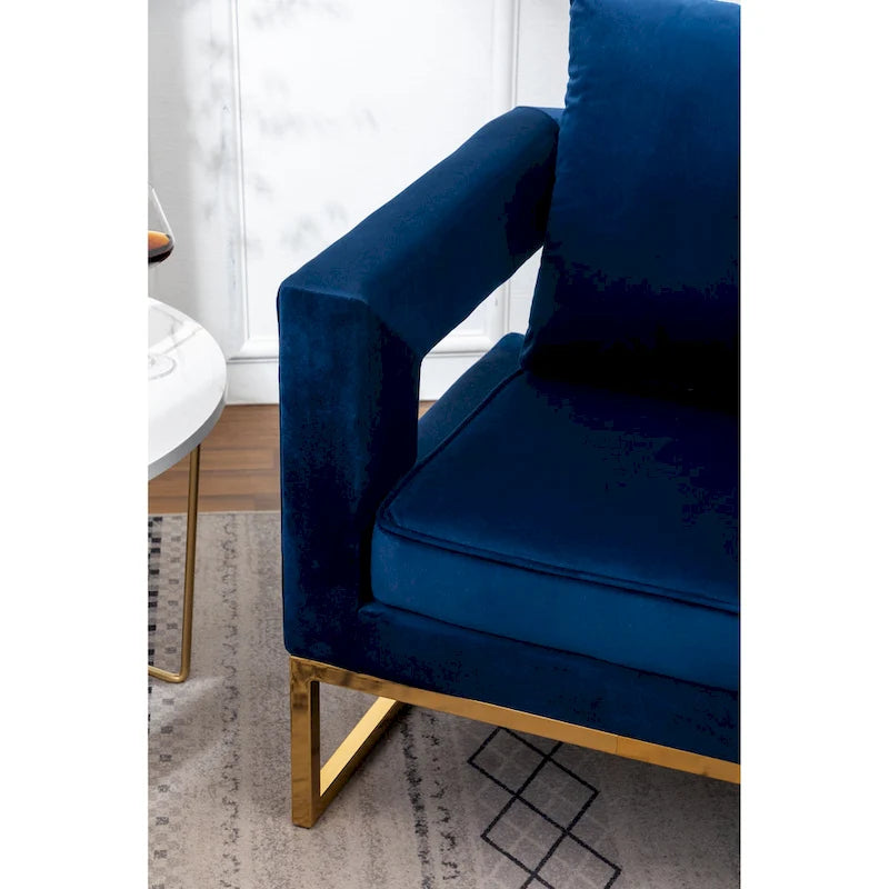 Roundhill Furniture Lenola zeitgenössischer gepolsterter Akzentsessel