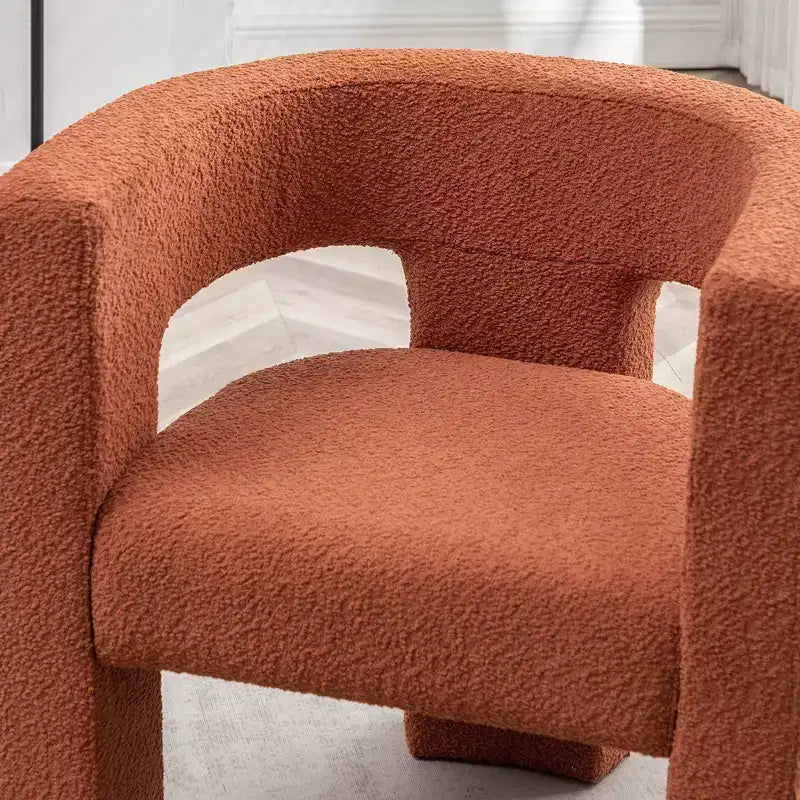 2er-Set 28 breite Polster-Sessel mit Bouclé-Bezug – Kinwell
