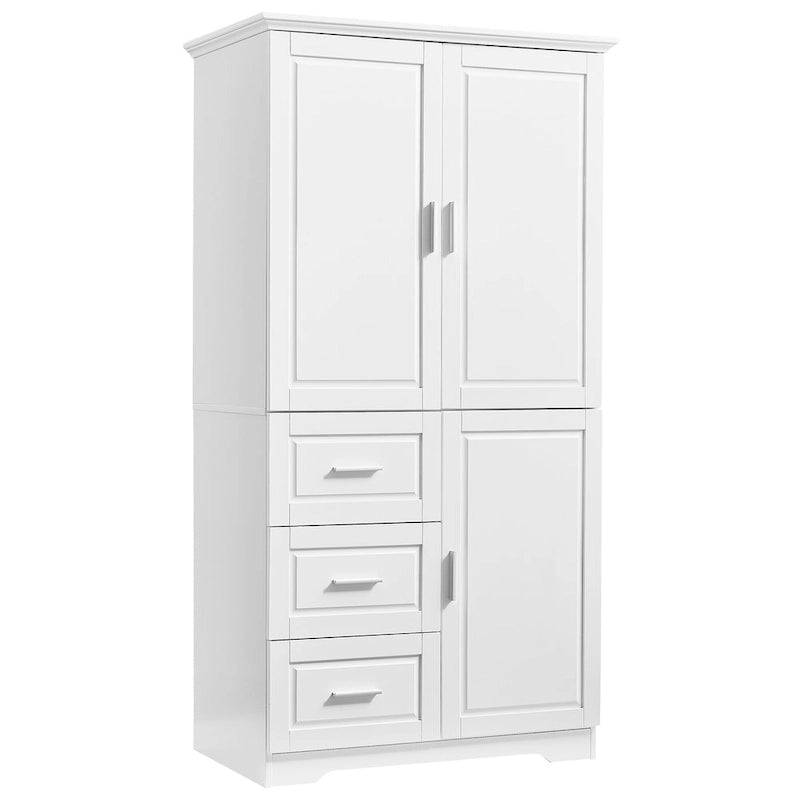 Hoher und breiter Schrank mit Türen für Badezimmer/Büro