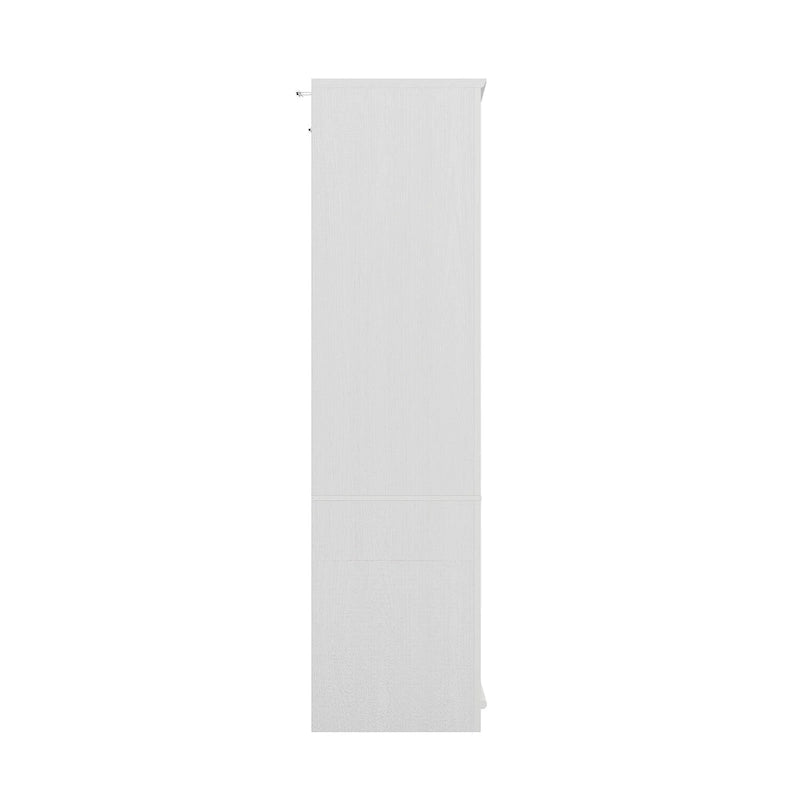 Vintage-inspiriertes zweiteiliges Kleiderschrank-Set mit Metallakzenten