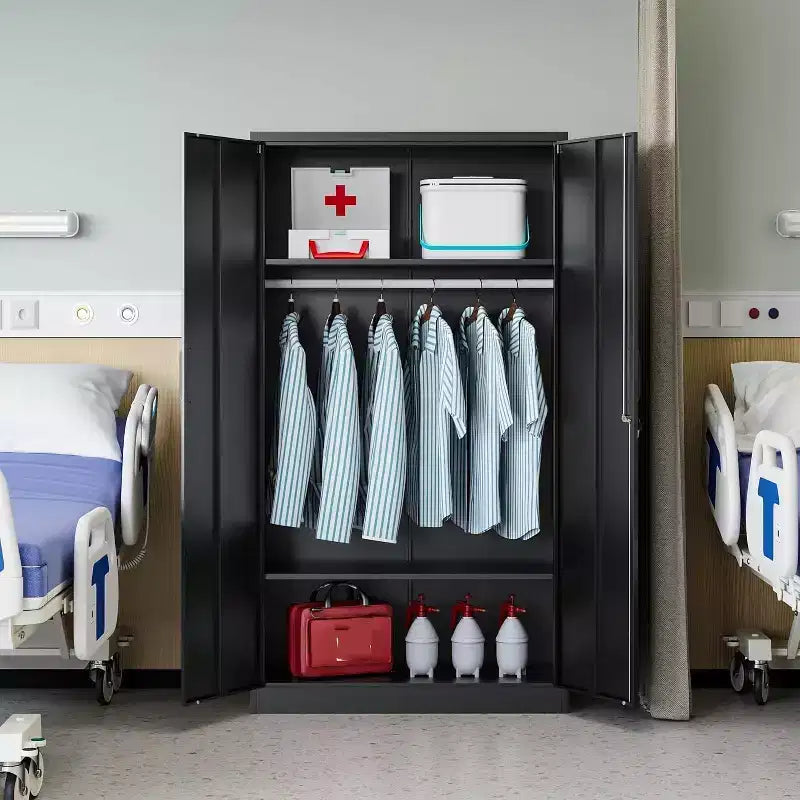 BALHAM TRADE – Robuste Metall-Garderobenschränke mit Schloss, sichere Aufbewahrung für Zuhause, Fitnessstudio, Schule und Büro