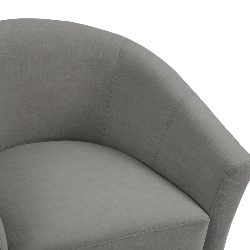 Moderner Loungesessel in Fassform, gemütlicher Armlehnstuhl, Clubsessel