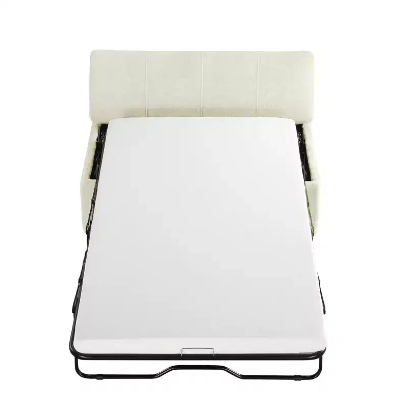 Wandelbares Twin-Size-Schlafsofa mit Bettkasten und Matratze – platzsparendes Gästebett für Wohnzimmer und Wohnung
