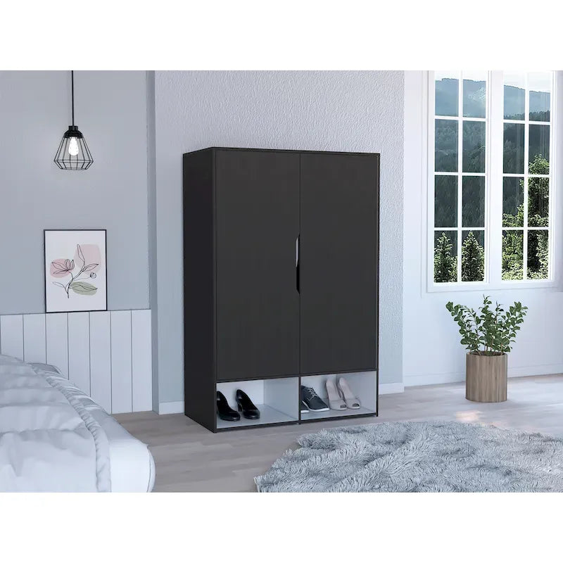 FM Furniture Rose Doppelschrank mit Kleiderstange