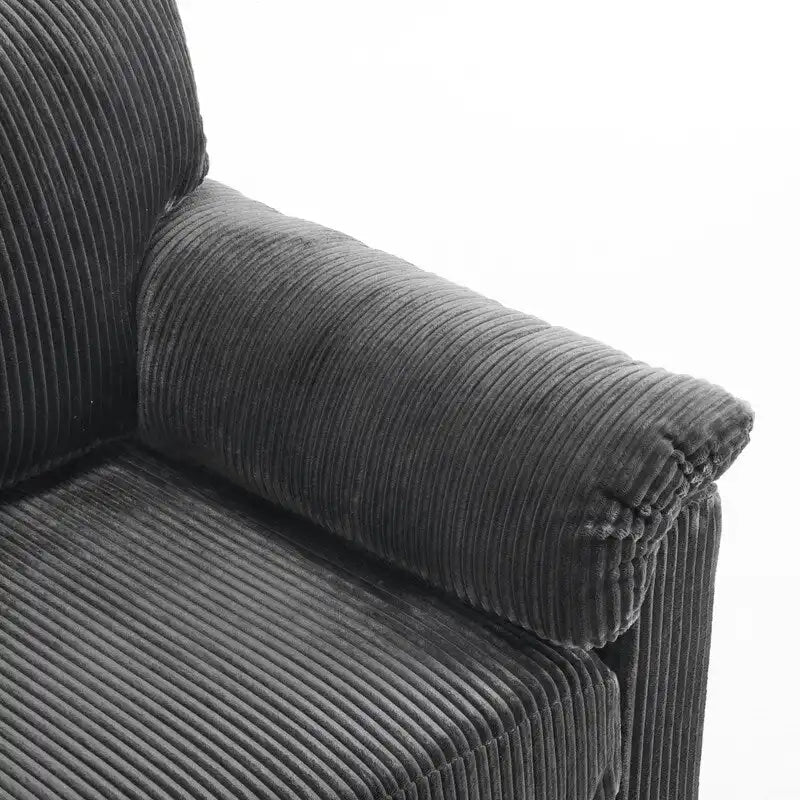 33-Zoll-Drehsessel aus Cord