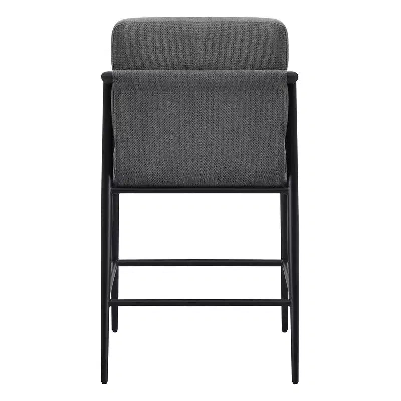 Spruce&Spring Moderne Tresenhocker mit Armlehnen & Metallgestell, 2er-Set