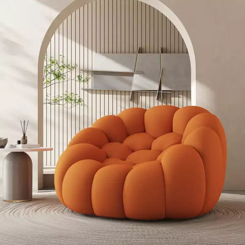Modernes 2-Sitzer Bubble Sofa, gepolstert, 3D-Textil-Netzstoff für das Wohnzimmer