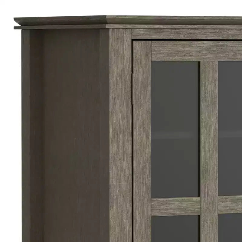 Stratford Hoher TV-Ständer aus Massivholz für TVs bis zu 55 Zoll – WyndenHall