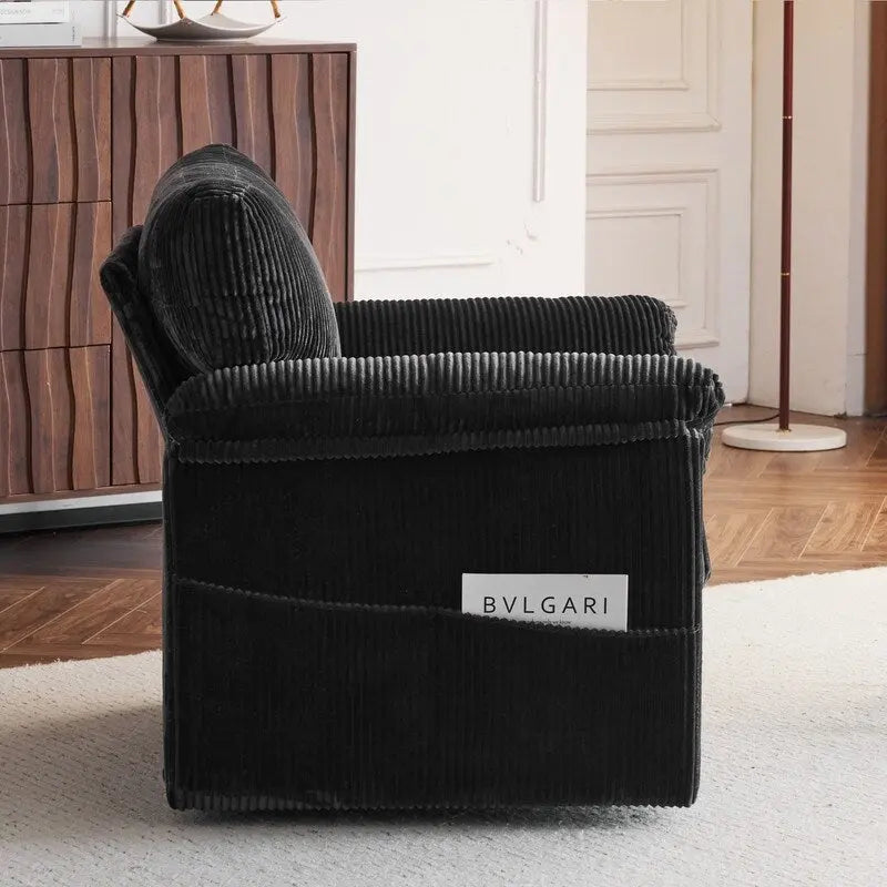 33-Zoll-Drehsessel aus Cord