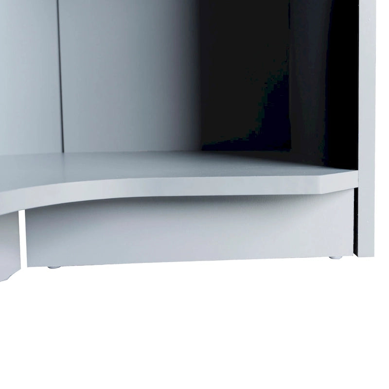 Polygon Eckkleiderschrank mit 2 Türen
