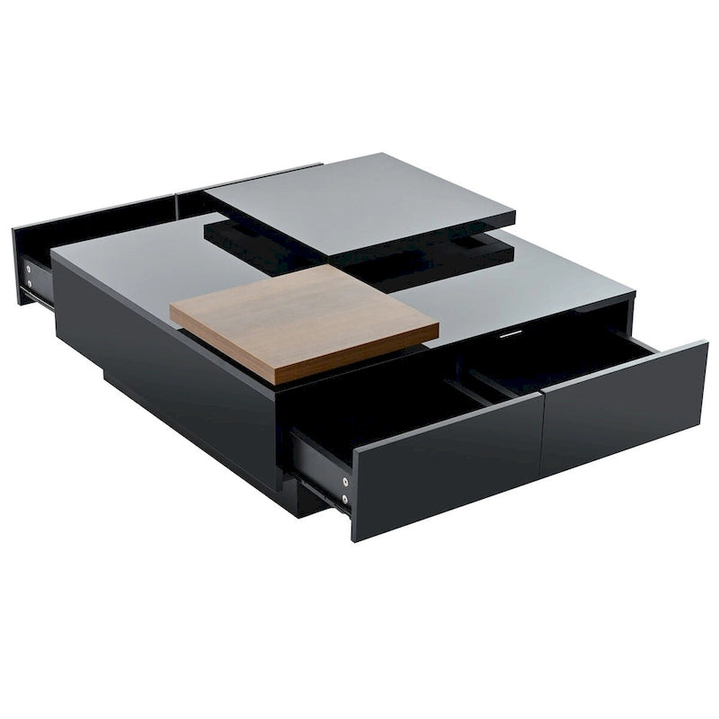 Moderner quadratischer Couchtisch aus Holz
