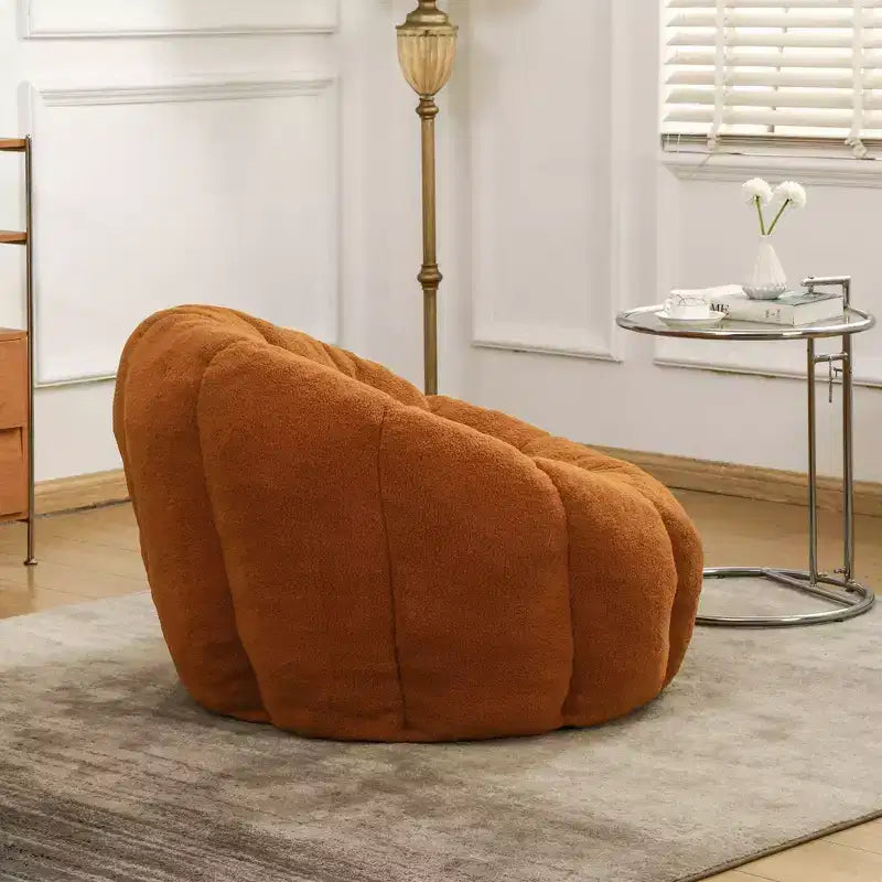 Sitzsack-Sessel mit Armlehnen, Füllung aus hochdichtem Schaumstoff, Relaxsessel für Erwachsene, Wohnzimmer