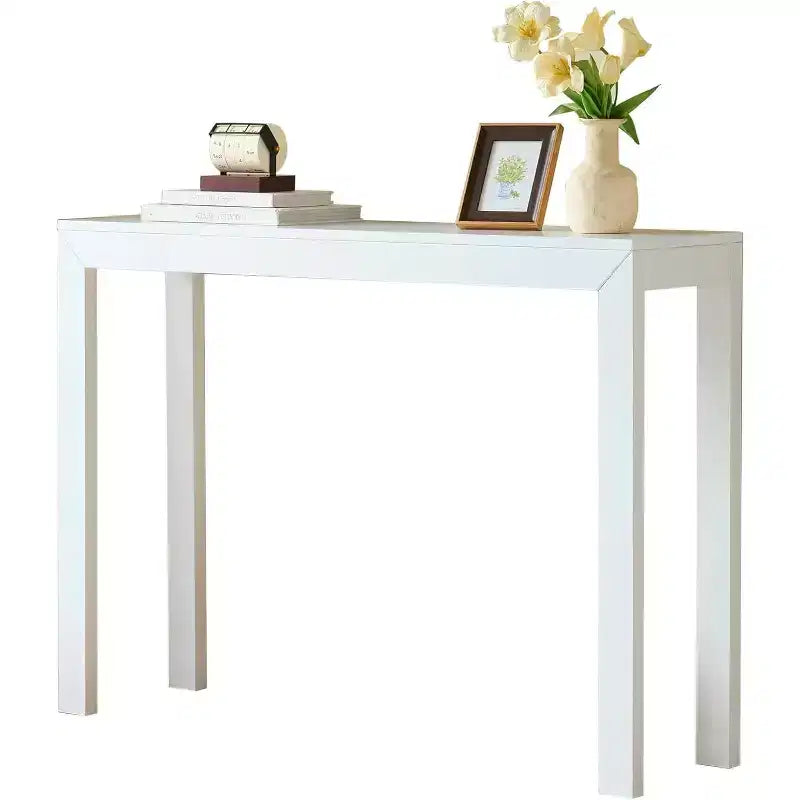Kings Brand Furniture Russel Konsolentisch – Moderner Flurtisch, Sofatisch, für hinter das Sofa, Flur, Wohnzimmer