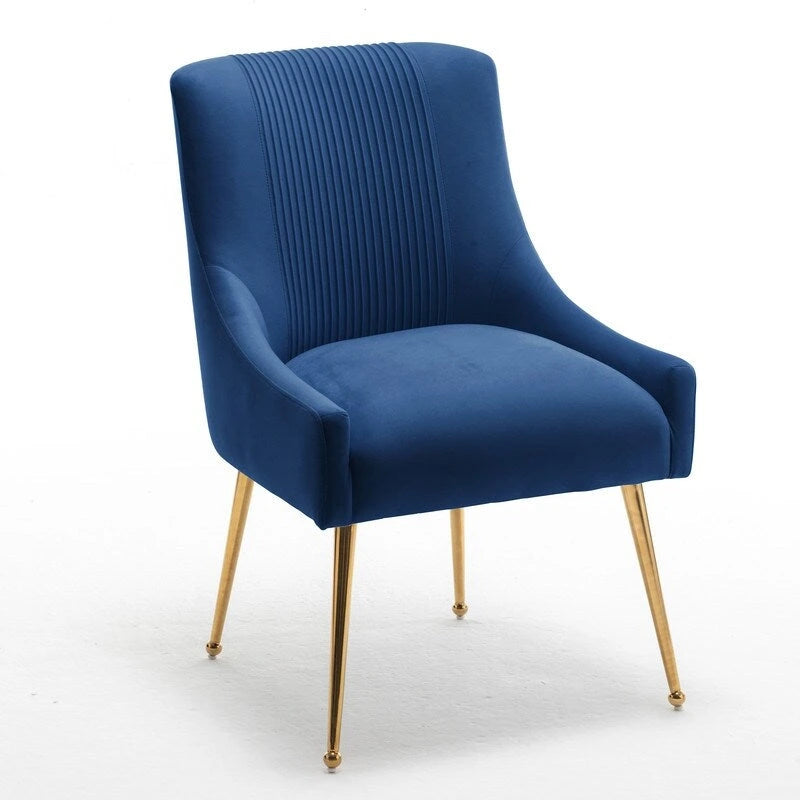 SEYNAR Moderner Glamour Samt-Esszimmerstuhl 8er-Set für das Esszimmer, getufteter Schminkstuhl für das Wohnzimmer (ohne Tisch)