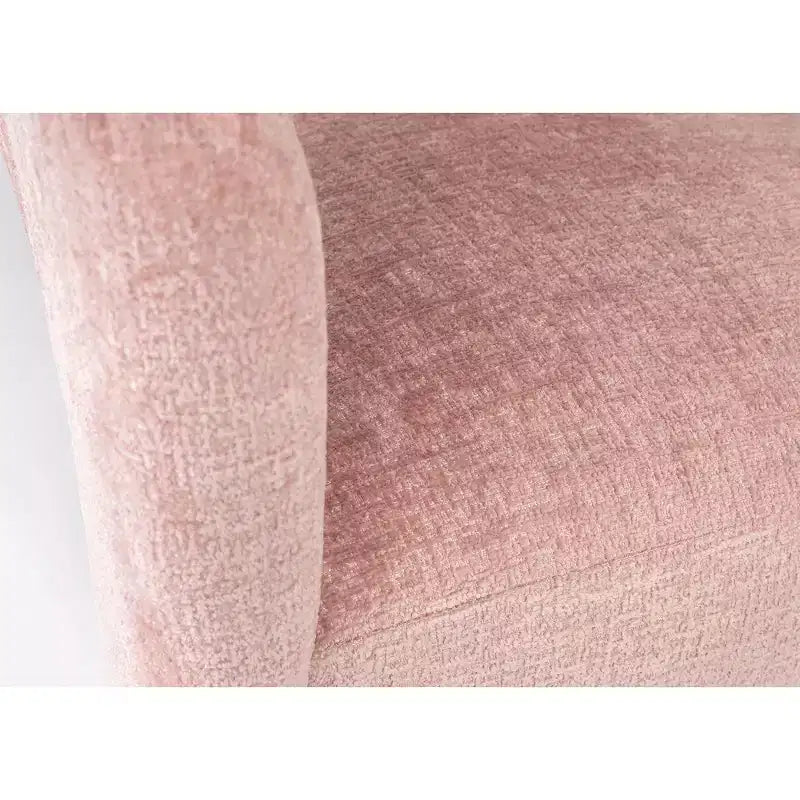 Jofran, Gwen moderner Luxus-Polstersessel aus Jacquard-Stoff – Farbe: Rosa