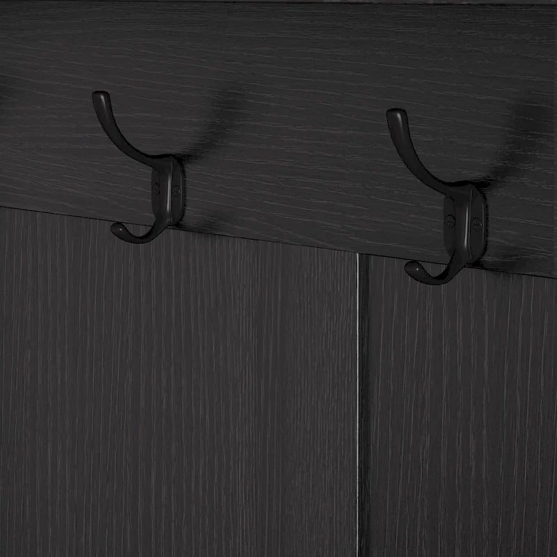 GDFStudio – Finn Multifunktionale Garderobe mit Schuhbank, Lochwand und viel Stauraum