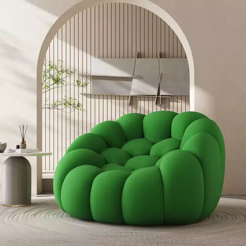 Modernes 2-Sitzer Bubble Sofa, gepolstert, 3D-Textil-Netzstoff für das Wohnzimmer