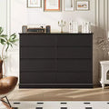 Moderne Schlafzimmerkommode mit 8 Schubladen, Holz-Kommode als Aufbewahrungseinheit für den Kleiderschrank, breiter Schubladenschrank