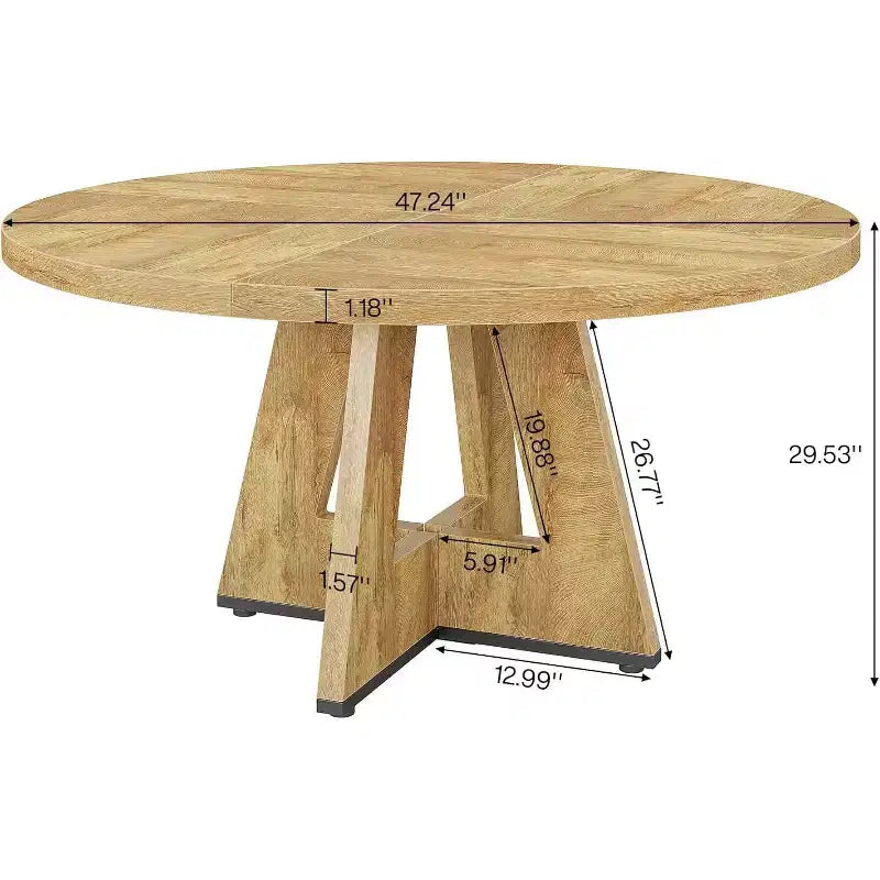 Runder Esstisch, 120 cm, für 4 Personen