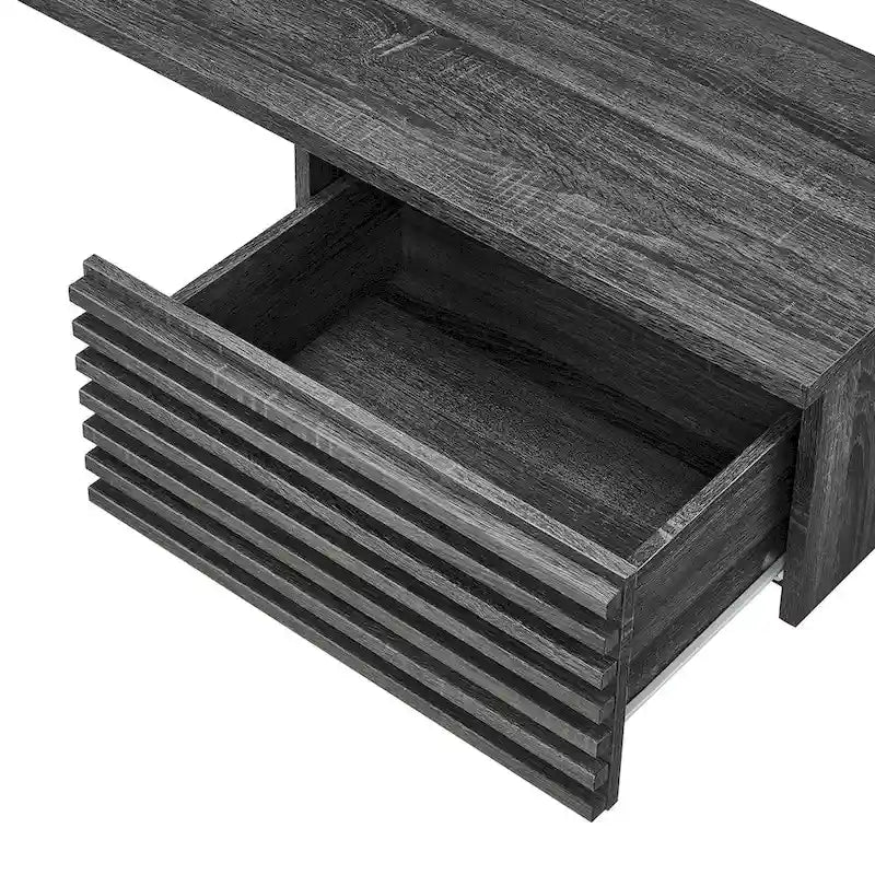 Render Wandmontierter Eckschreibtisch
