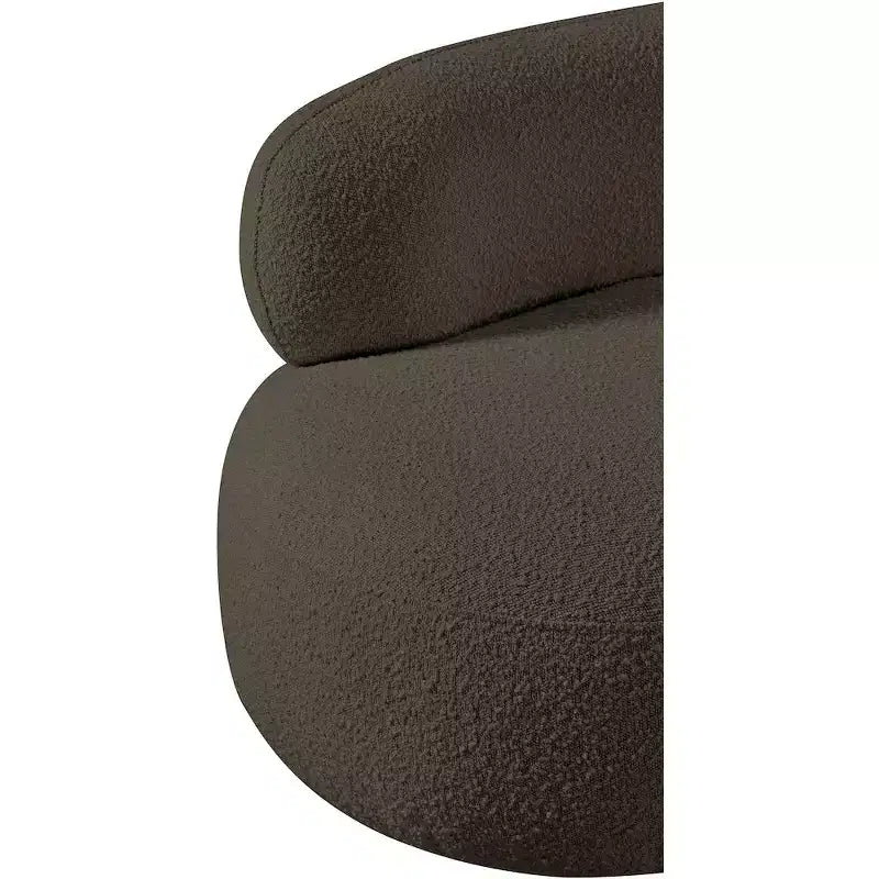 Meridian Furniture Venti Stuhl aus Bouclé-Stoff