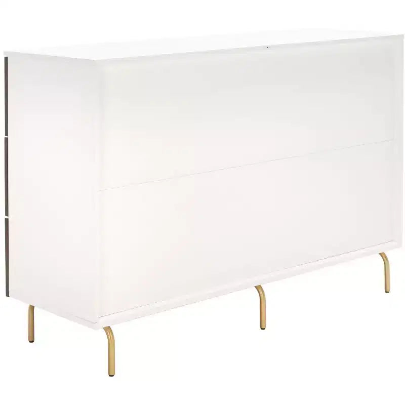 Genevieve 6-Schubladen-Kommode - DRS5002 - Nussbaum/Weiß - Safavieh