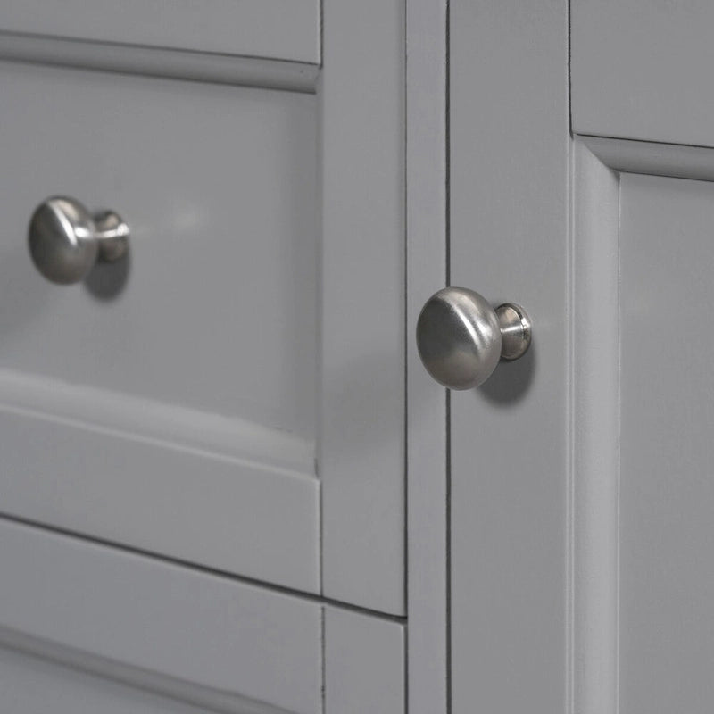 Badezimmerschrank mit integriertem Waschbecken und Kippschublade