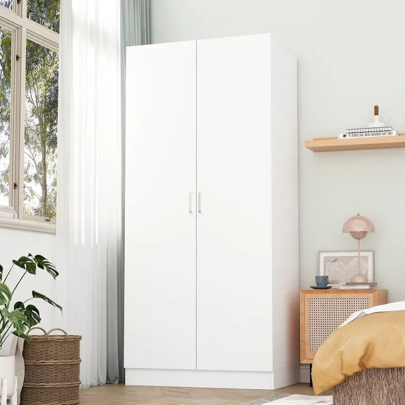 5-stufiger Kleiderschrank mit 2 Türen