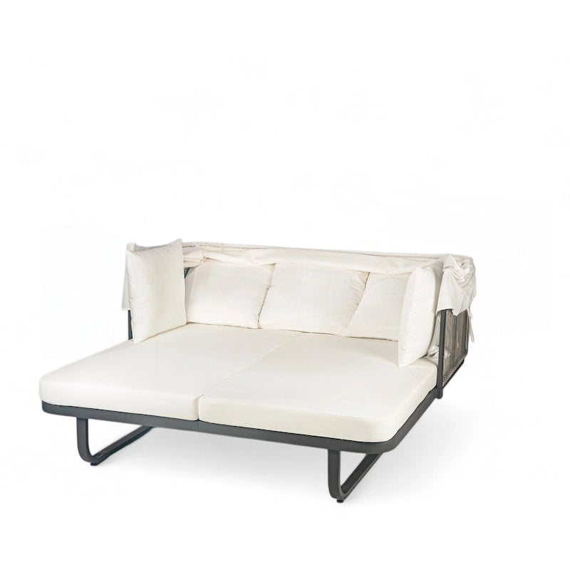57 Outdoor-Tagesbett aus Rattan fürs Patio
