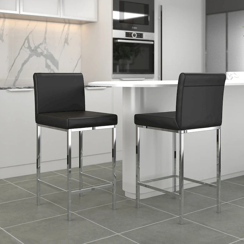 Set aus 2 modernen Tresenhockern - k. A.