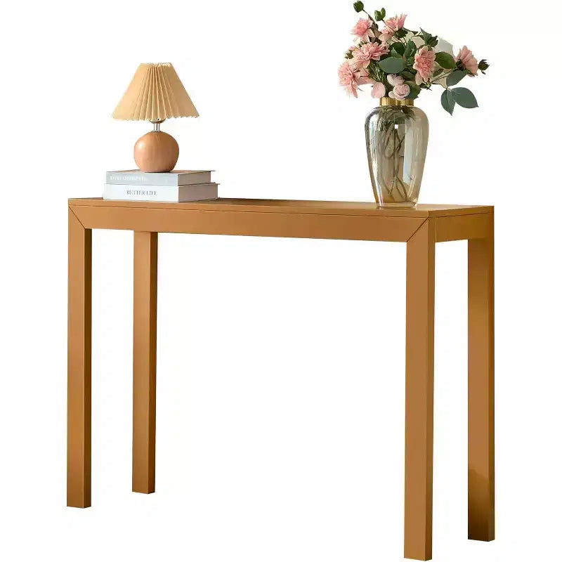 Kings Brand Furniture Russel Konsolentisch – Moderner Flurtisch, Sofatisch, für hinter das Sofa, Flur, Wohnzimmer