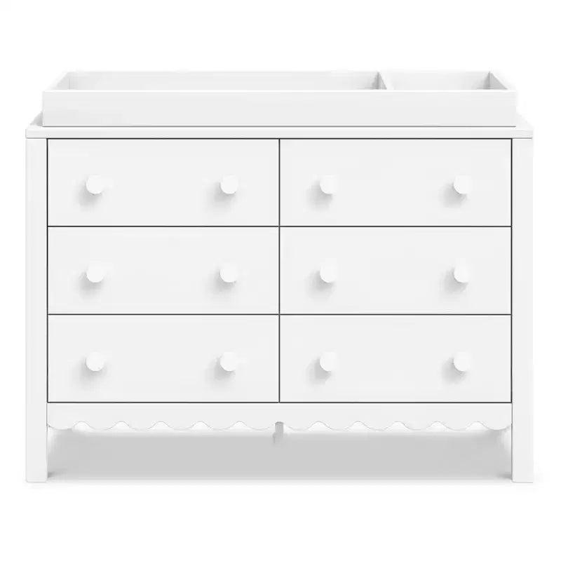 Scallop Kommode mit 6 Schubladen